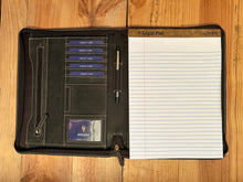 Load image into Gallery viewer, Zippered Buffalo Brown Portfolio