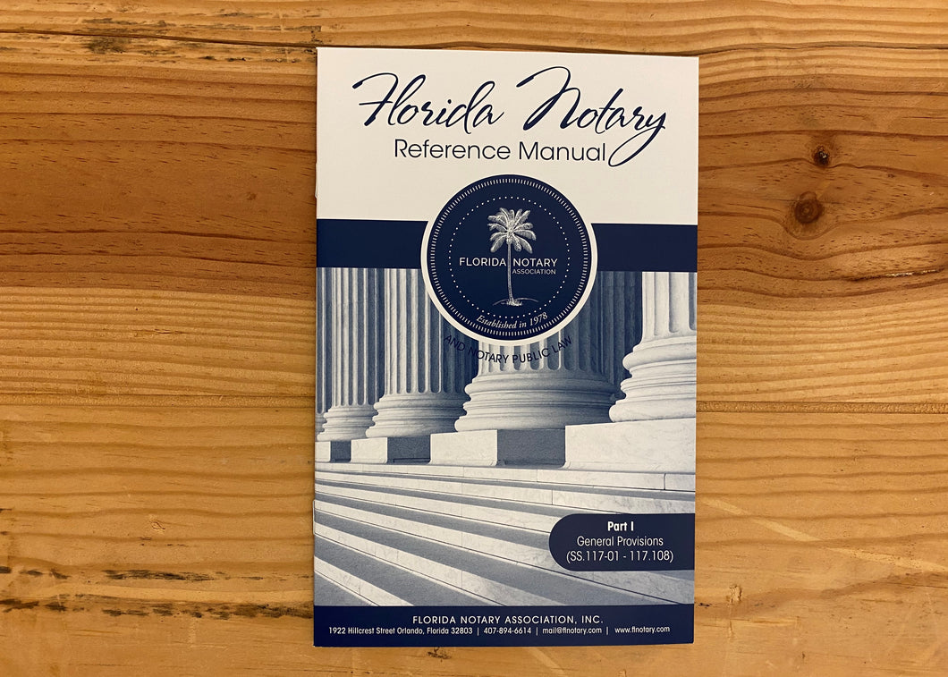 Florida Notary Manual
