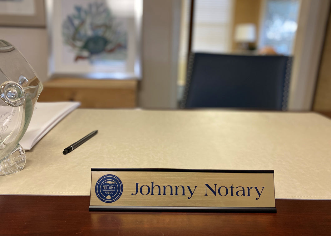 Desk Name Plate