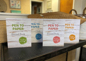 Pen to Paper Record Book