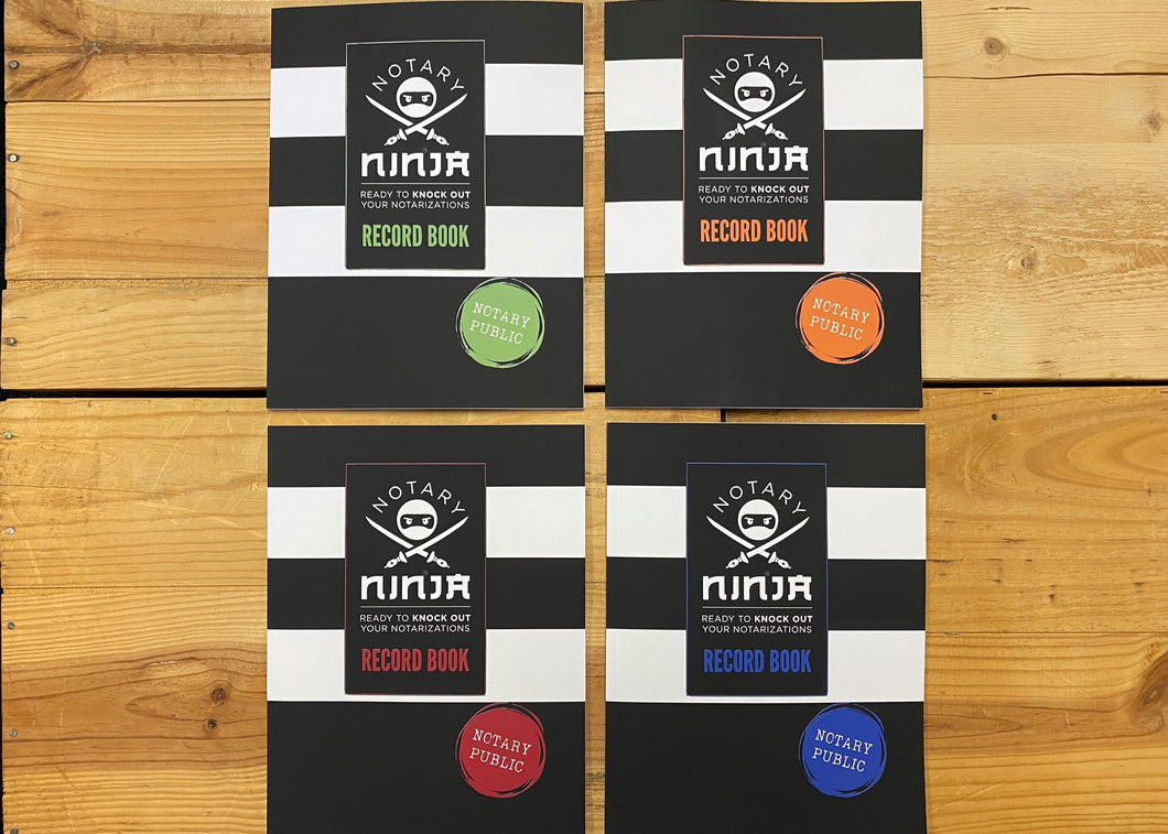 Notary Ninja Record Book